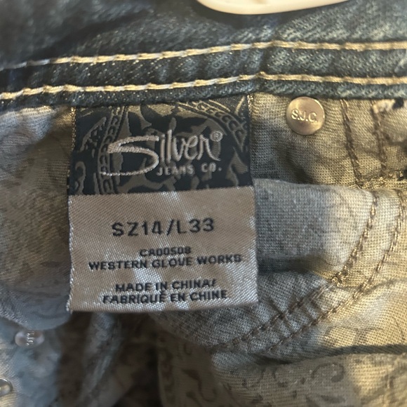 Women’s Silver Jeans, Aiko Baby Boot Size 14/L33, Brand New Without Tags - Picture 4 of 4